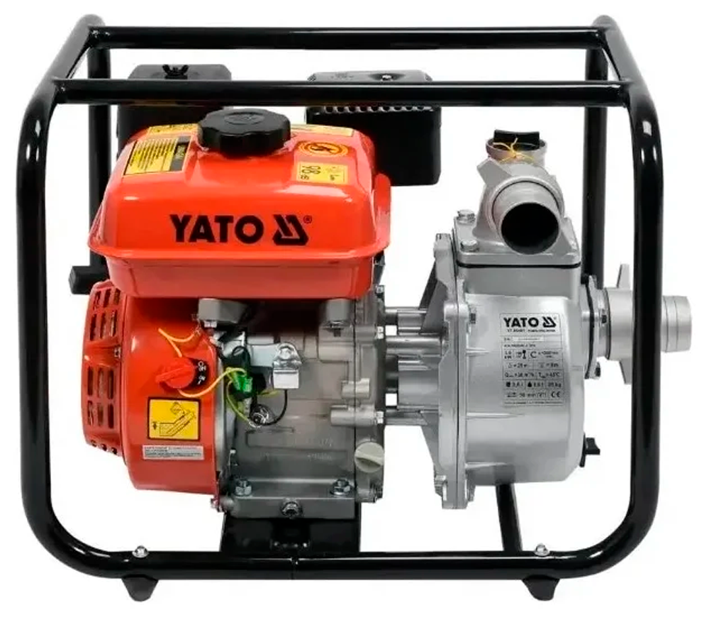 Мотопомпа бензиновая YATO YT85401 30000л/ч 5.9лс photo 0
