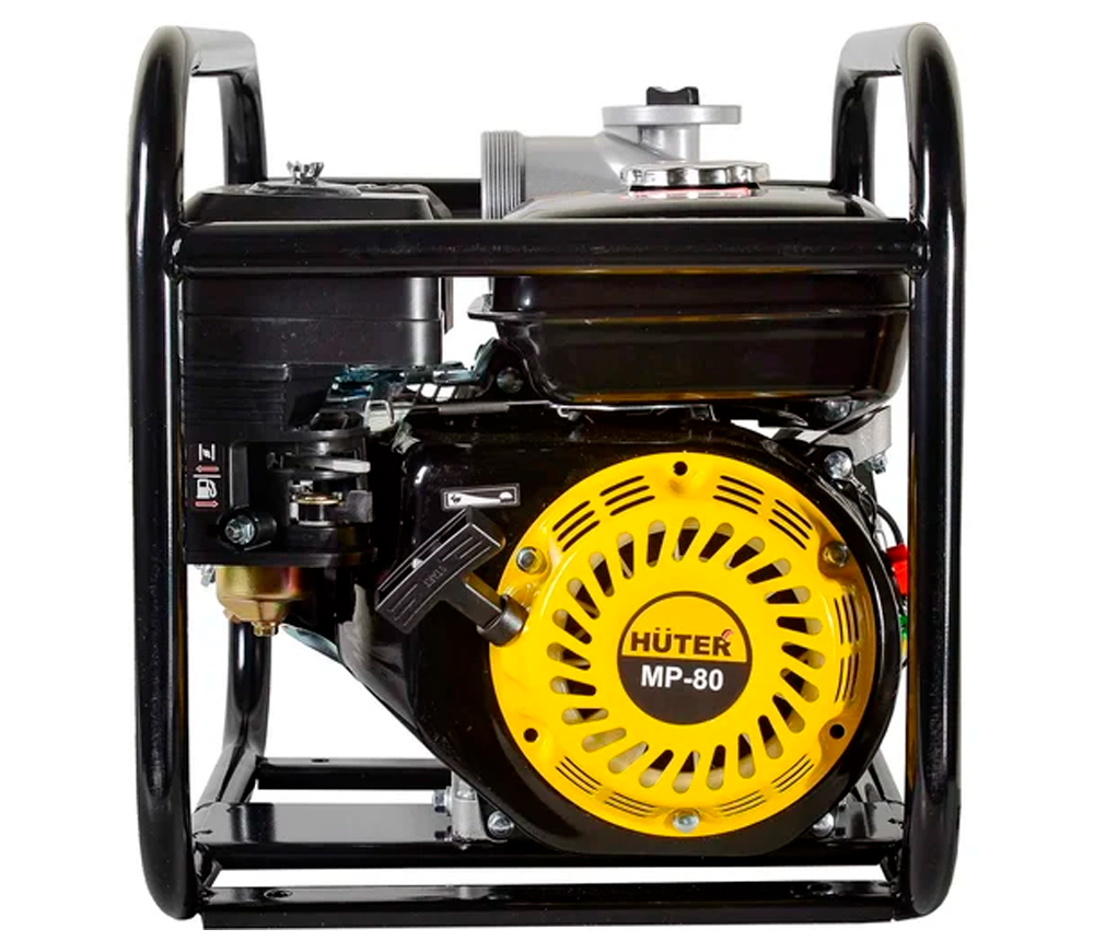Мотопомпа бензиновая HUTER MP-80/2 54000л/ч 7лс photo 2