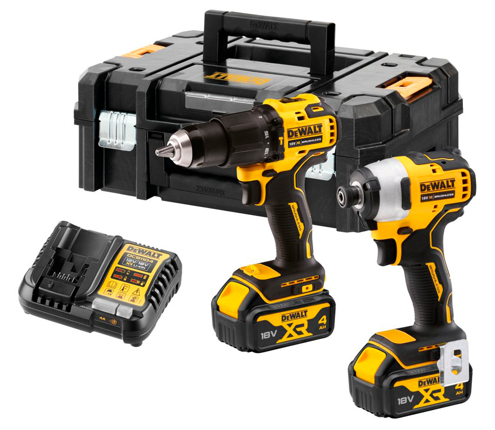 Набор аккумуляторных инструментов DEWALT DCK2062M2T 18В 4Ач photo