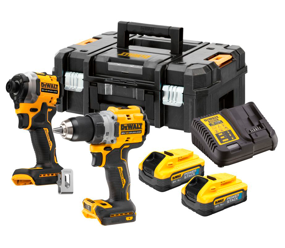 Набор аккумуляторных инструментов DEWALT DCK2051H2T-QW 18В 5Ач photo