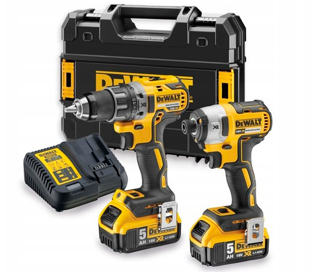 Набор аккумуляторных инструментов DEWALT DCK268P2T 18В 5Ач photo