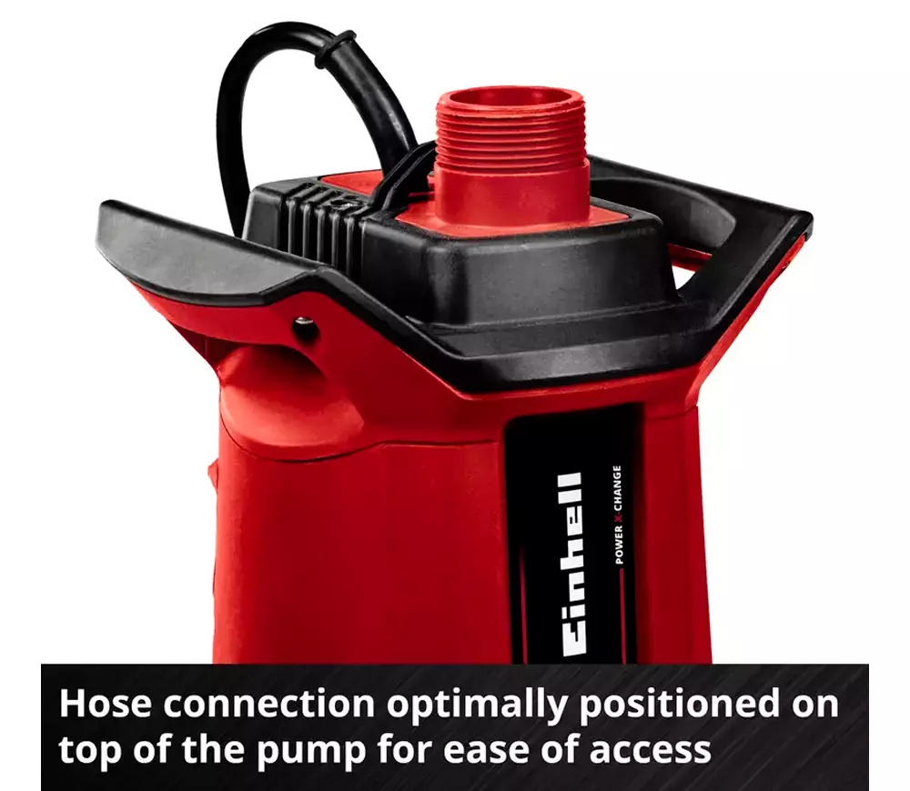 Pompă de drenaj cu acumulator (fără bat) EINHELL GE-DP 18/25 Li - Solo 135w 7500l/h photo 3