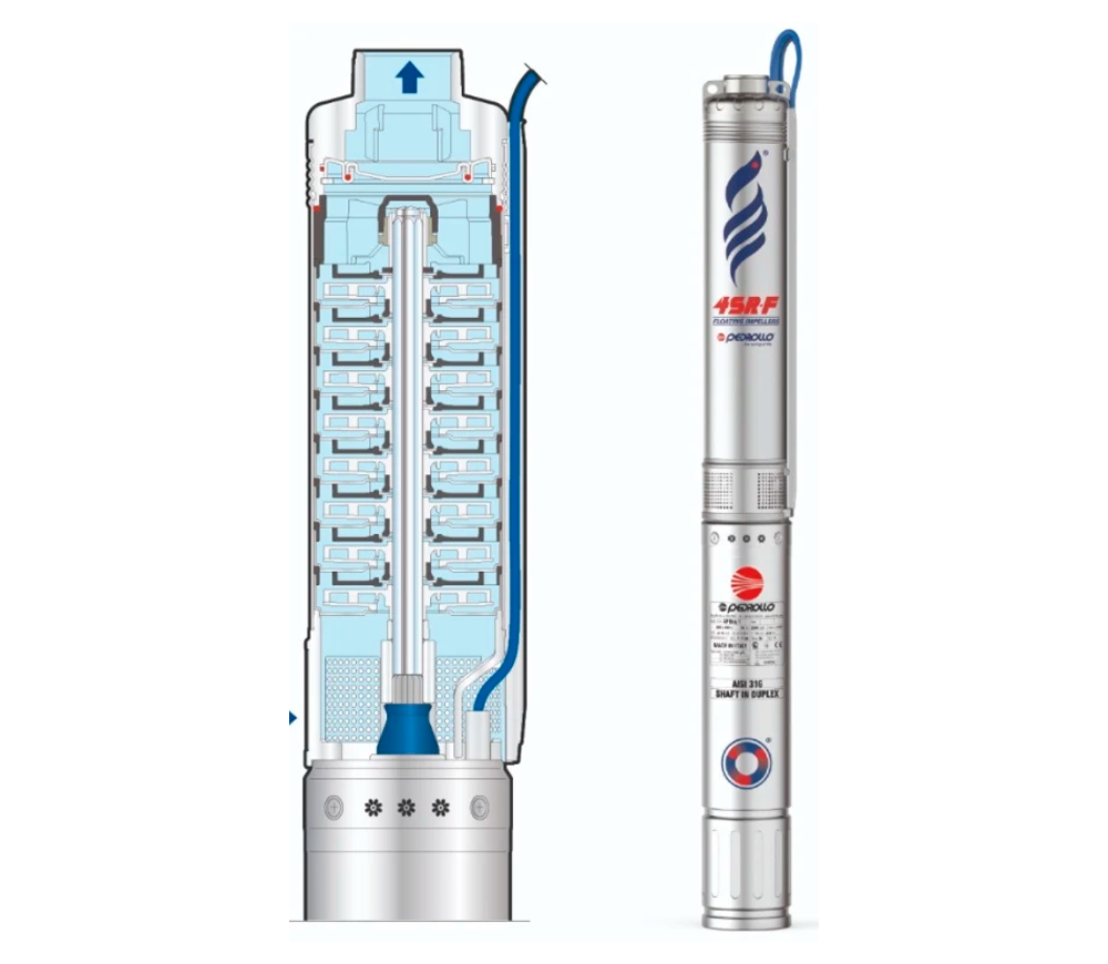 Скважинный насос Pedrollo 4SR2m/10-P 550вт 3600л/ч photo 0
