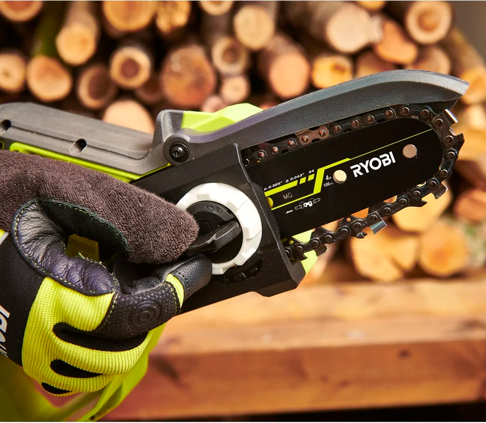 Fierăstrău cu lanț cu acumulator RYOBI RY18PSX10A-120 100mm 18V 2Ah photo 4