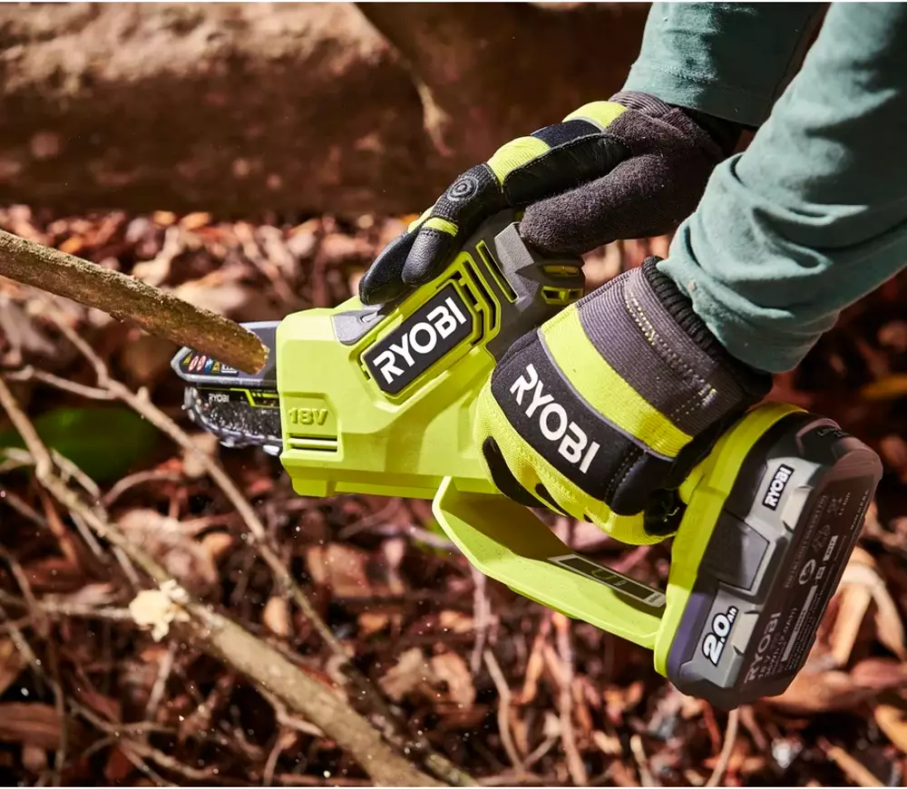 Цепная пила аккумуляторная RYOBI RY18PSX10A-120 100мм 18В 2Ач photo 5