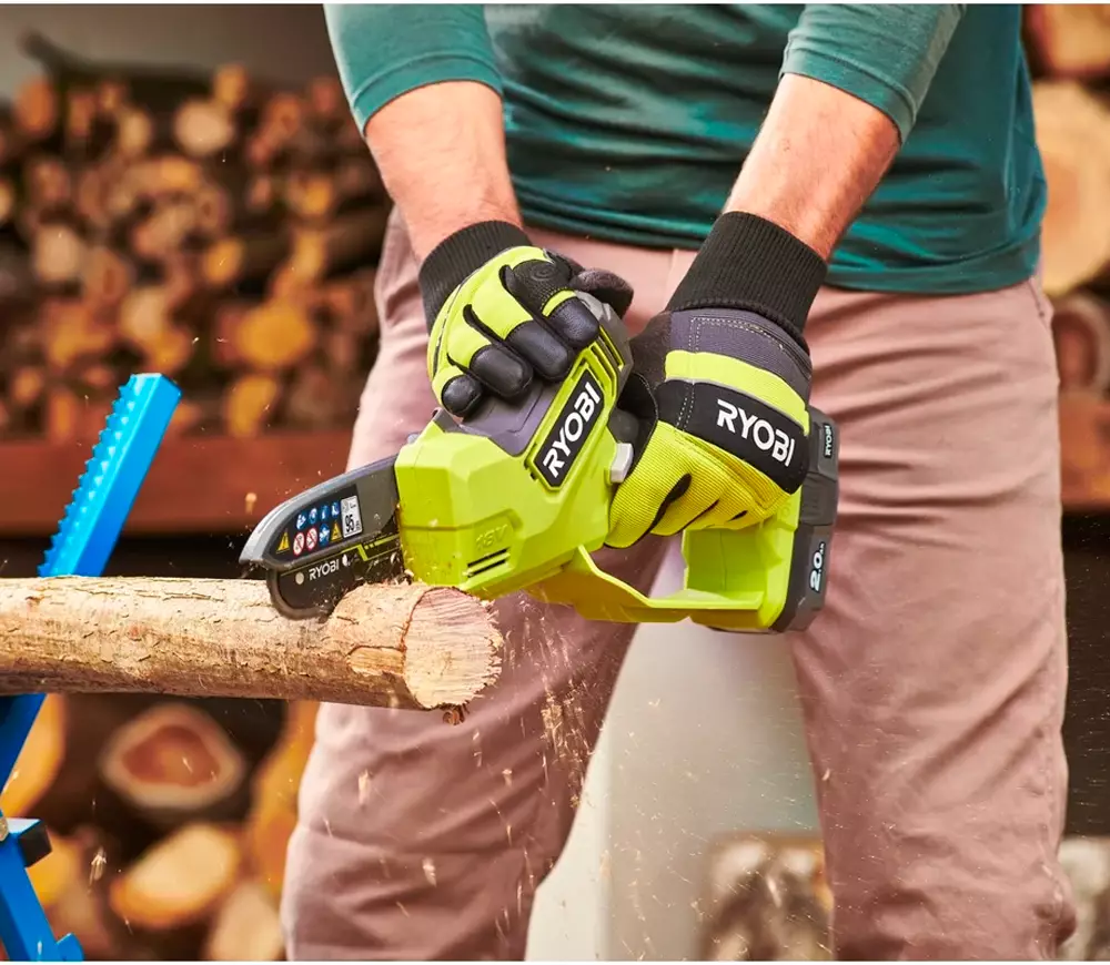Цепная пила аккумуляторная RYOBI RY18PSX10A-120 100мм 18В 2Ач photo 7
