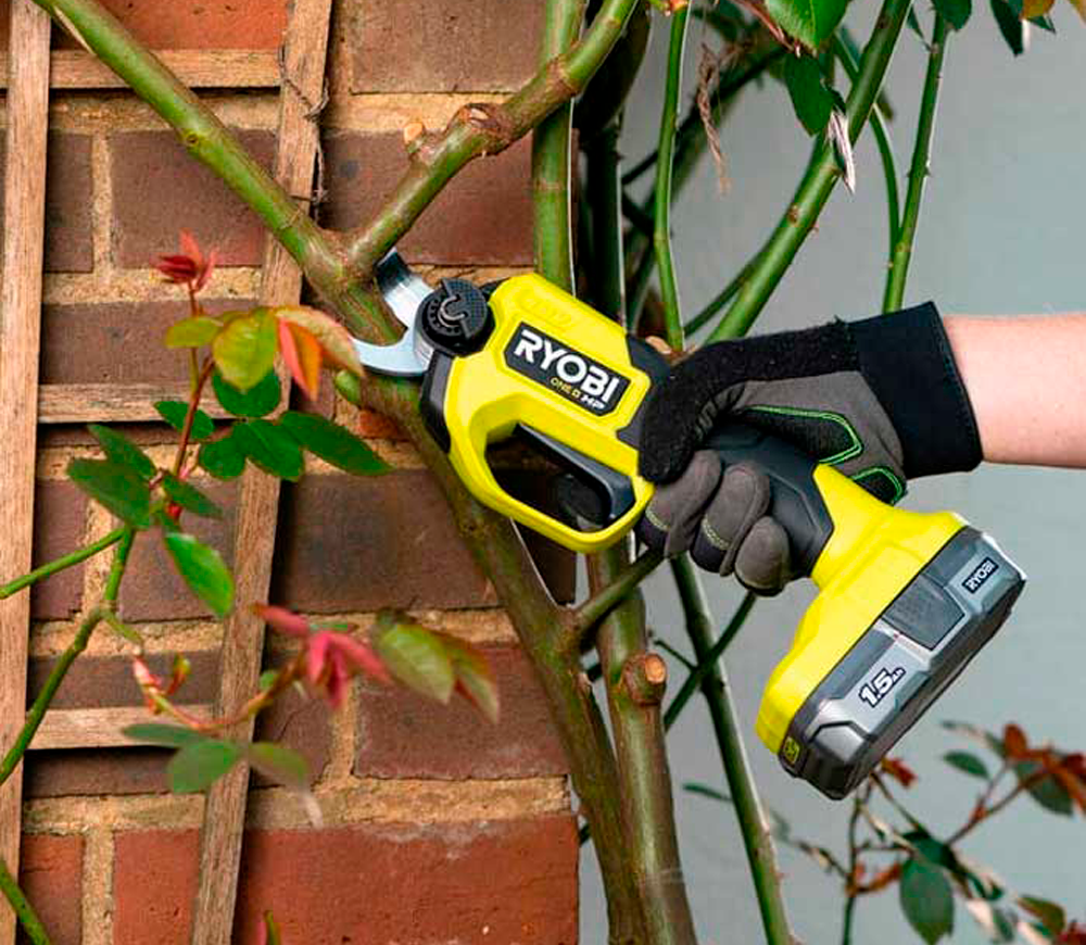 Секатор садовый аккумуляторный RYOBI RY18SCXA-120 18В 2Ач photo 0
