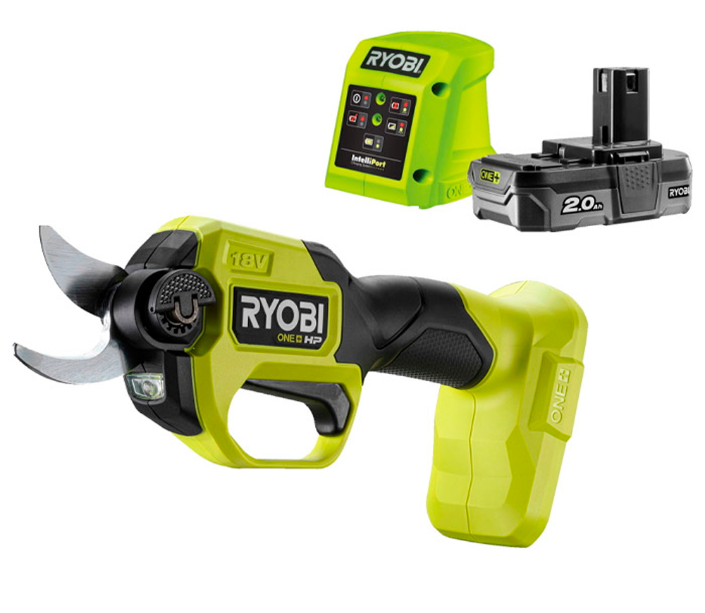 Секатор садовый аккумуляторный RYOBI RY18SCXA-120 18В 2Ач photo