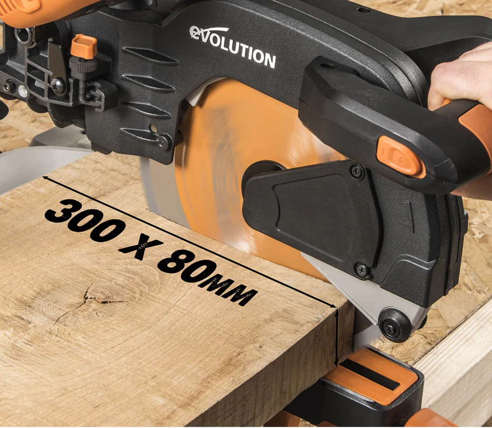 Торцовочная пила EVOLUTION  R255 SMS + 2000вт 255мм photo 4
