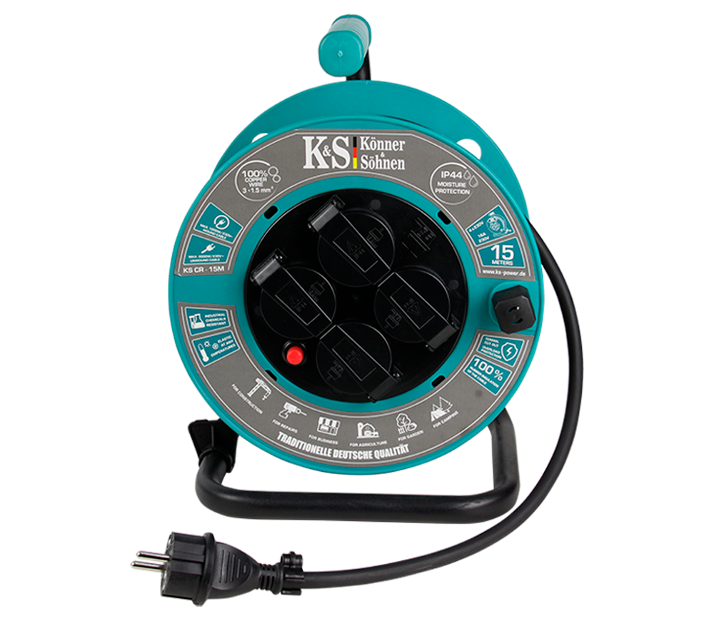 Удлинитель на катушке Könner&Söhnen KS CR-15M photo 0