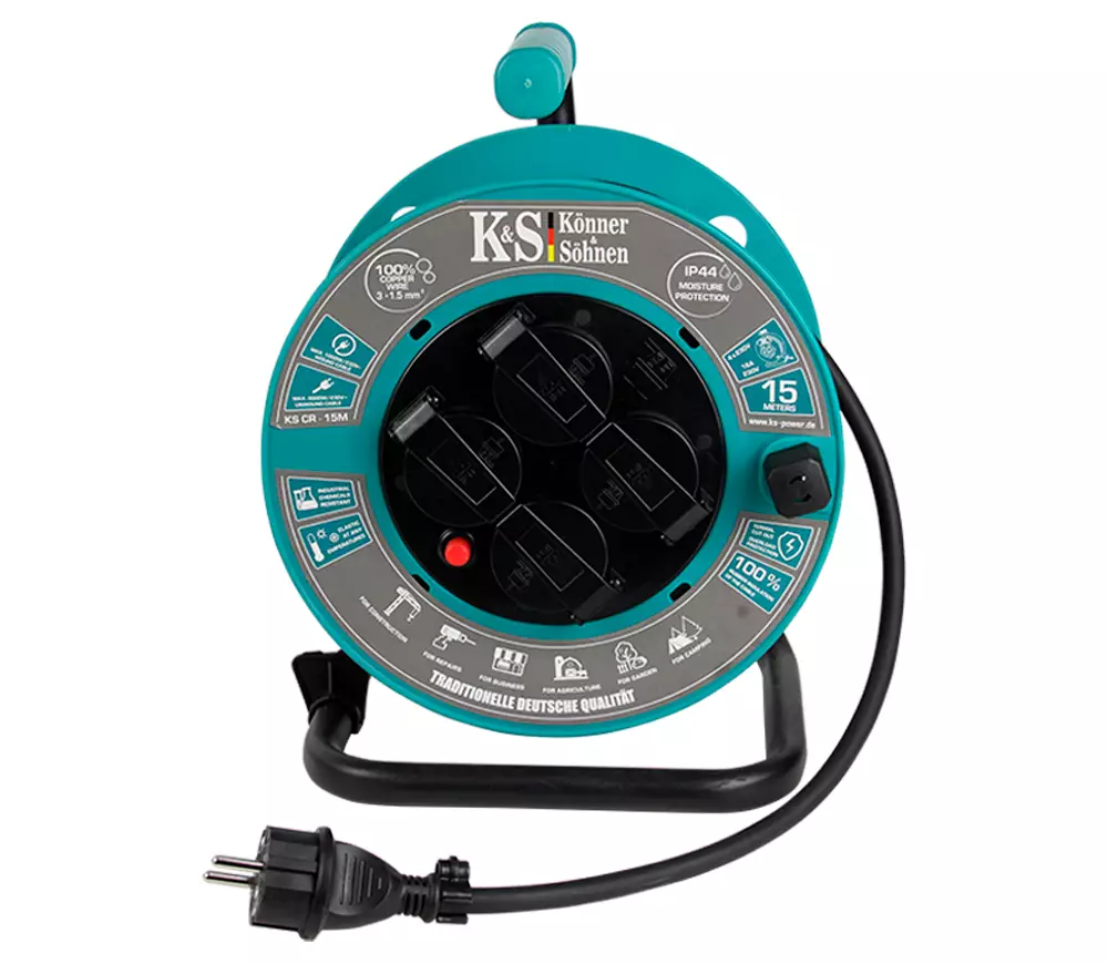 Prelungitor cu tambur Könner&Söhnen KS CR-15M photo 0