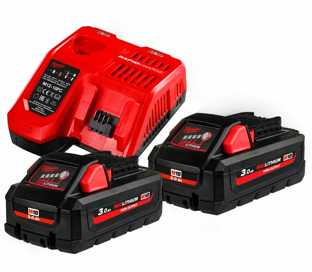 Set încărcător + acumulator MILWAUKEE M18NRG-302 90w 12-18V 3A photo