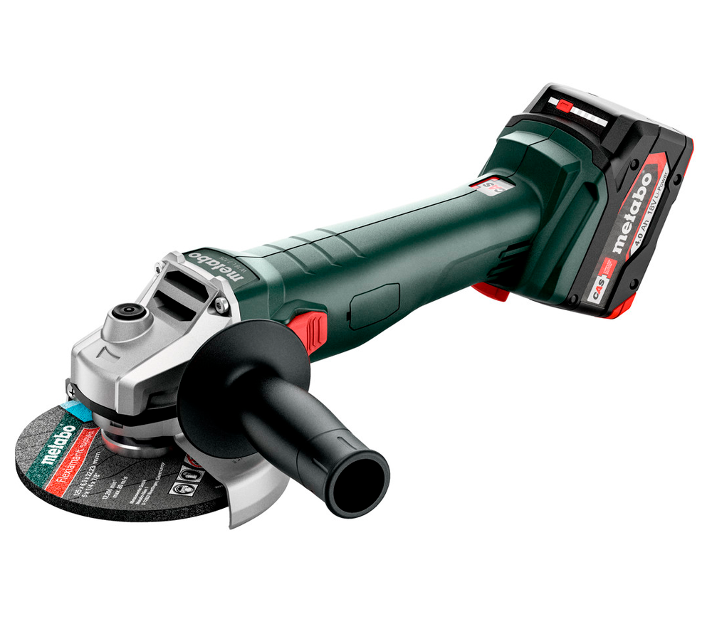 Угловая шлифмашина аккумуляторная METABO W 18 7-125 125мм 18В 4Ач photo