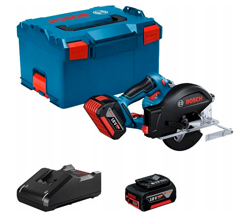 Дисковая пила аккумуляторная BOSCH GKM 18V-50 136мм 18В 5Ач photo