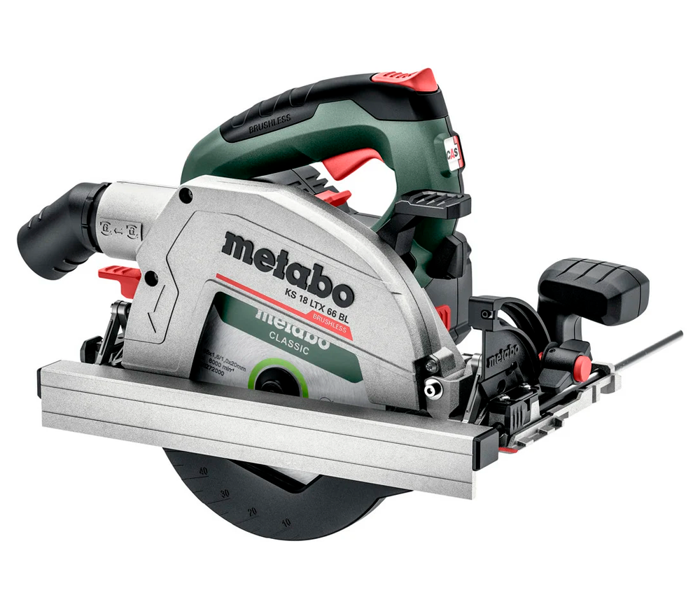 Дисковая пила аккумуляторная (без АКБ) METABO KS18 LTX 66 BL 165мм 18В photo