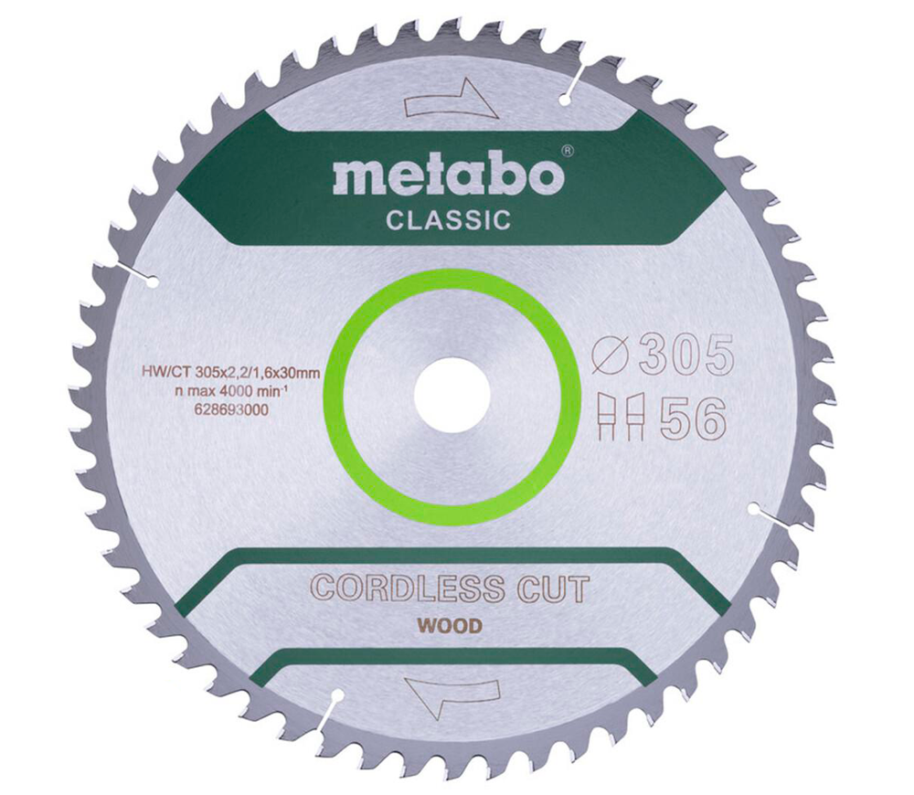 Пильный диск METABO METABO Classic 305x30 56 WZ 5 305мм 2.2мм photo