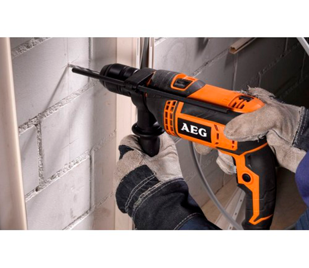 Дрель ударная AEG SBE600R 600вт photo 1