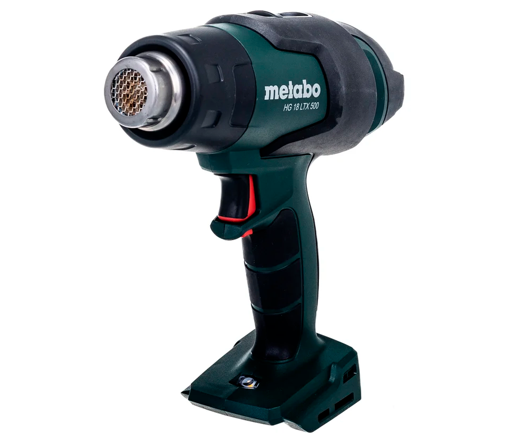 Фен строительный аккум. (без АБК) METABO HG 18 LTX 500 500°C photo 2