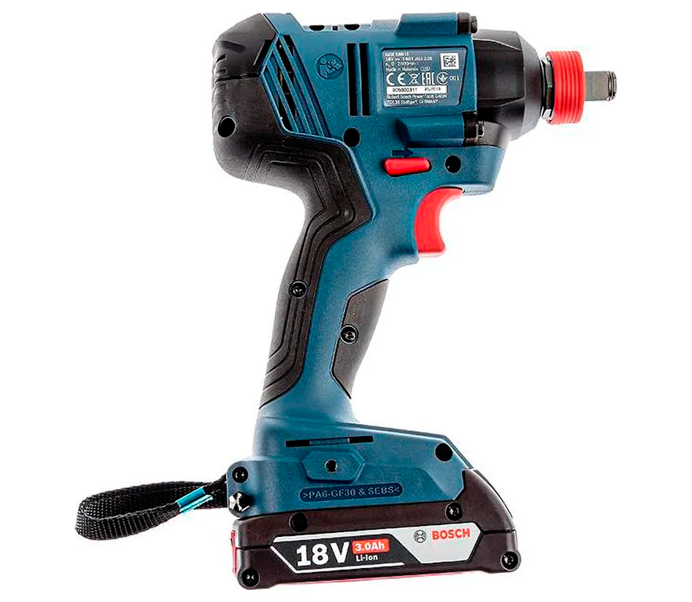 Гайковерт аккумуляторный BOSCH GDX 180-LI 180Нм photo 4