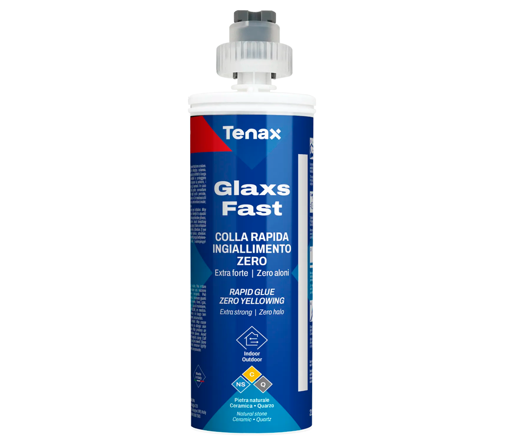 Клей эпоксидный густой Tenax GLAXS FAST BIANCO 0.215л photo