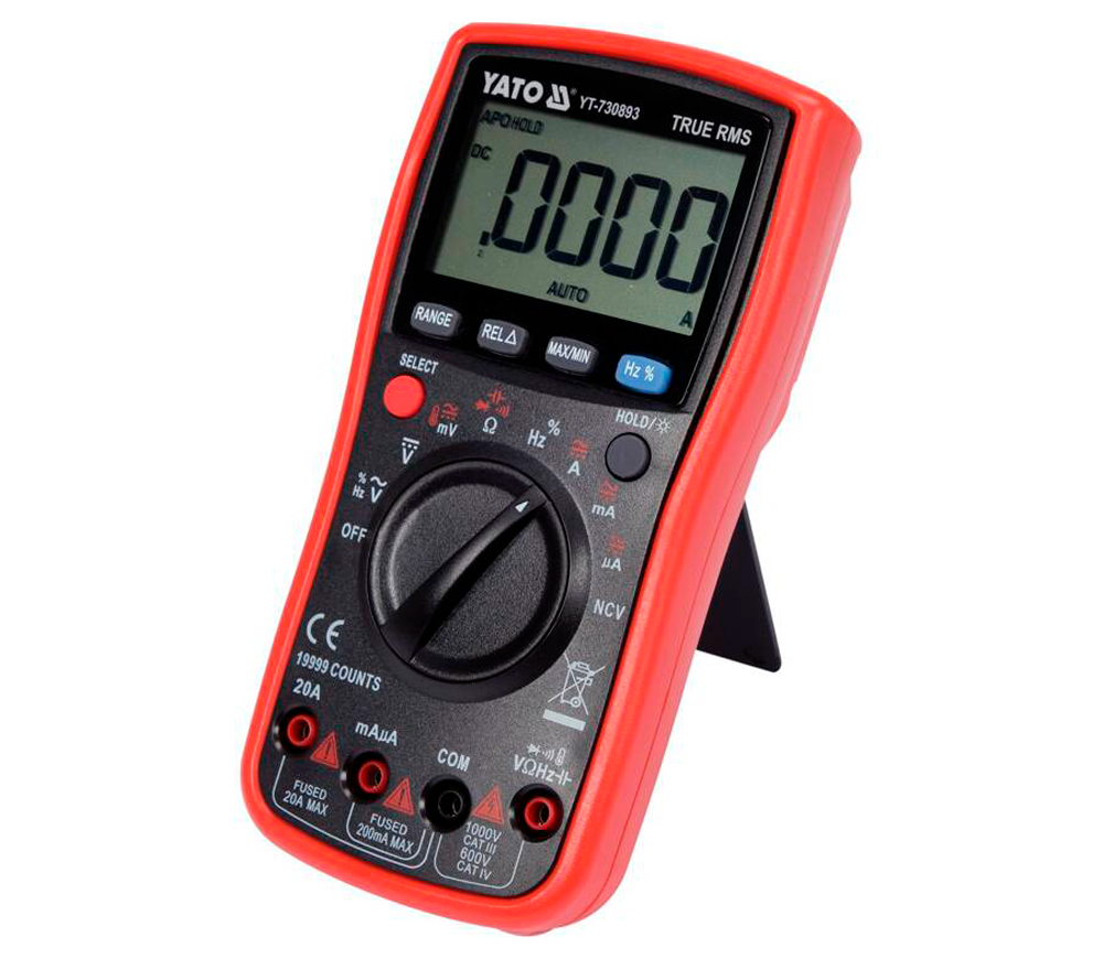 Multimetru digital YATO YT730893 0/1000V 0/20A photo 0