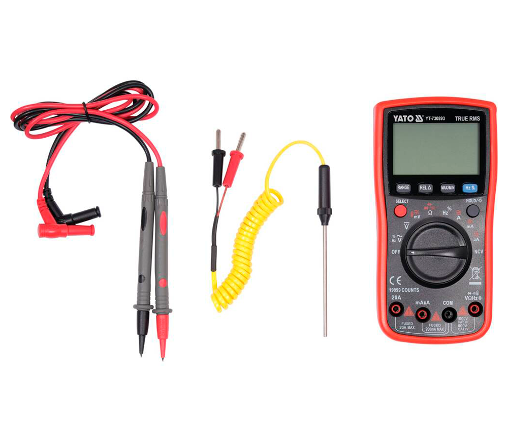 Multimetru digital YATO YT730893 0/1000V 0/20A photo 3