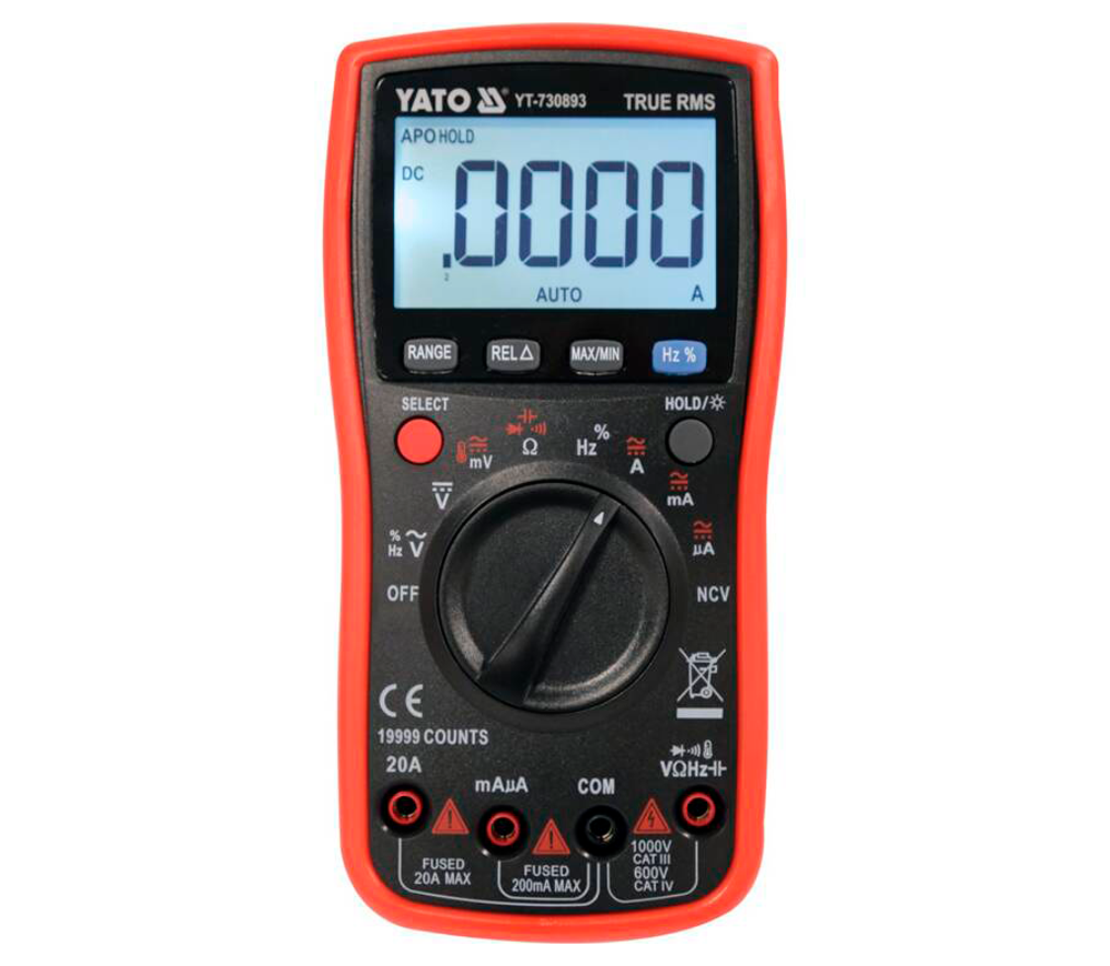 Multimetru digital YATO YT730893 0/1000V 0/20A photo