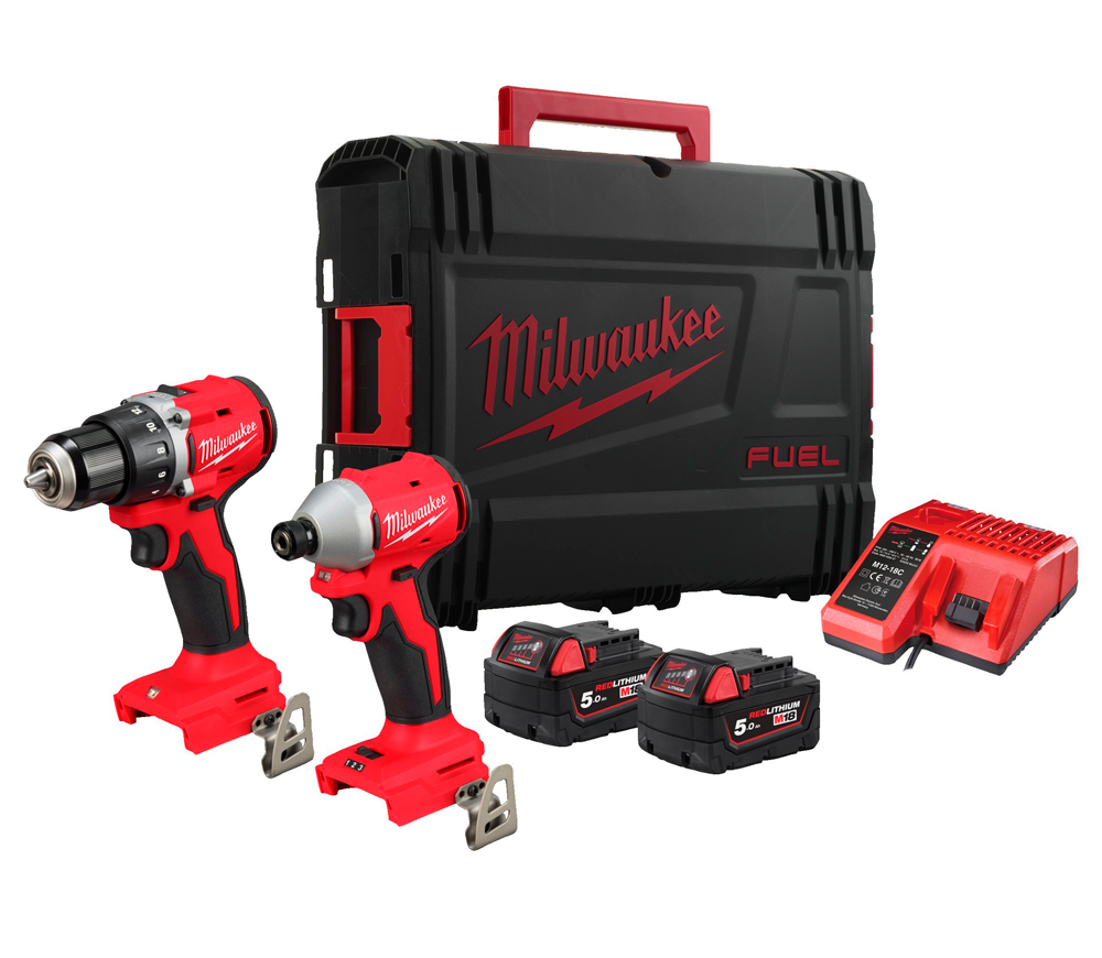 Набор аккумуляторных инструментов MILWAUKEE M18 BLCPP2B-502C 18В 5Ач photo