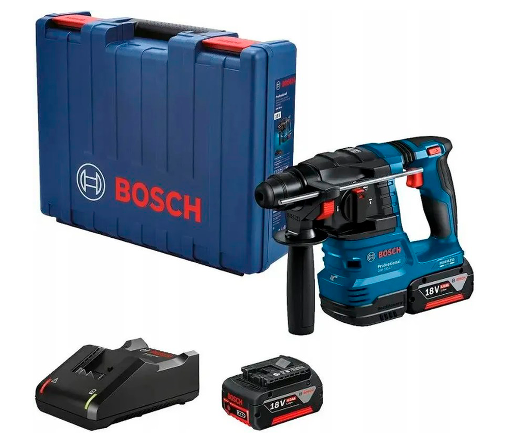 Перфоратор аккумуляторный BOSCH GBH 185-LI 1.9Дж 18В 4Ач photo