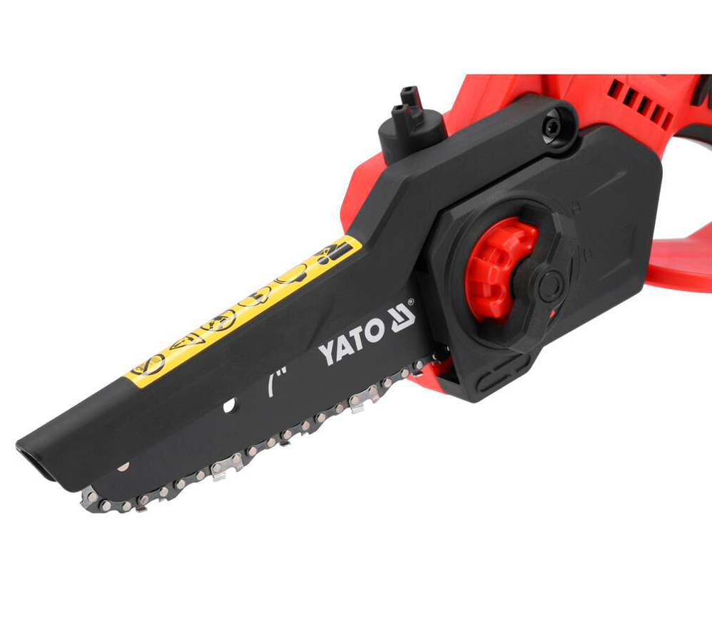 Цепная пила аккумуляторная YATO YT828133 176мм 18В 2Ач photo 2