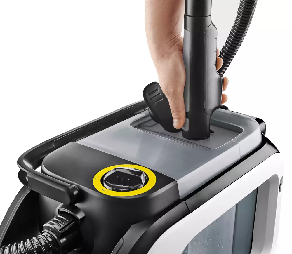 Aspirator cu acumulator сu curățare umedă (fără bat) 18V 184W 4.6L KARCHER SE 3-18 Compact Home Battery photo 6