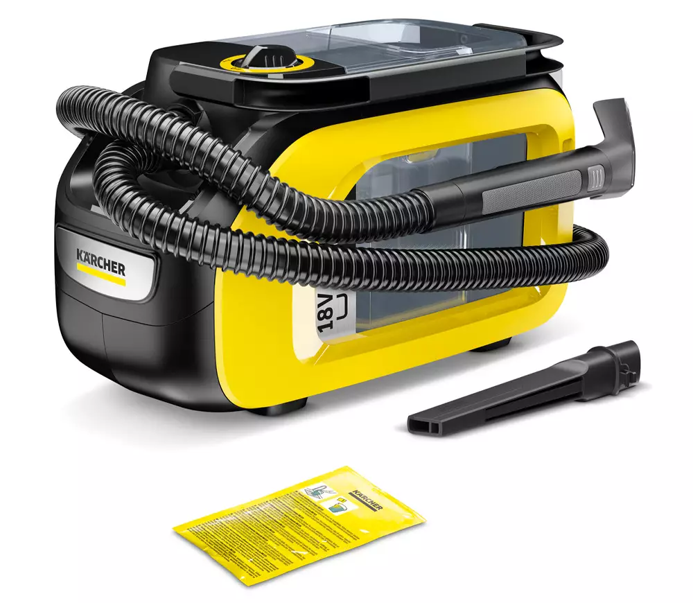 Aspirator cu acumulator сu curățare umedă (fără bat) 18V 184W 4.6L KARCHER SE 3-18 Compact Home Battery photo