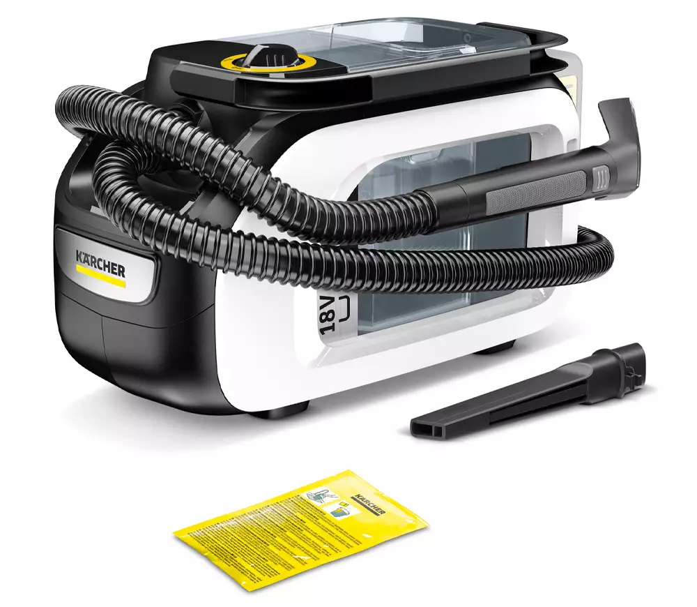 Aspirator cu acumulator сu curățare umedă (fără bat) 18V 184W 4.6L KARCHER SE 3-18 Compact Home Battery photo