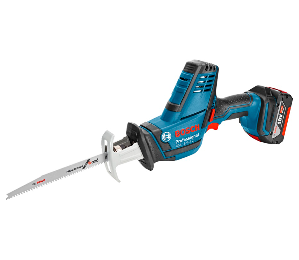 Fierăstrău sabie cu acumulator BOSCH GSA 18V-LI 18V 4Ah photo