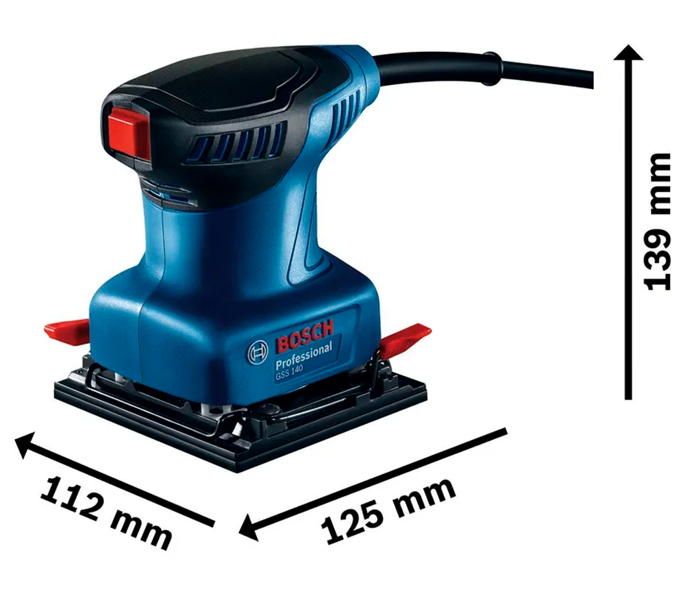 Шлифмашина вибрационная BOSCH GSS 140 A 230вт photo 1