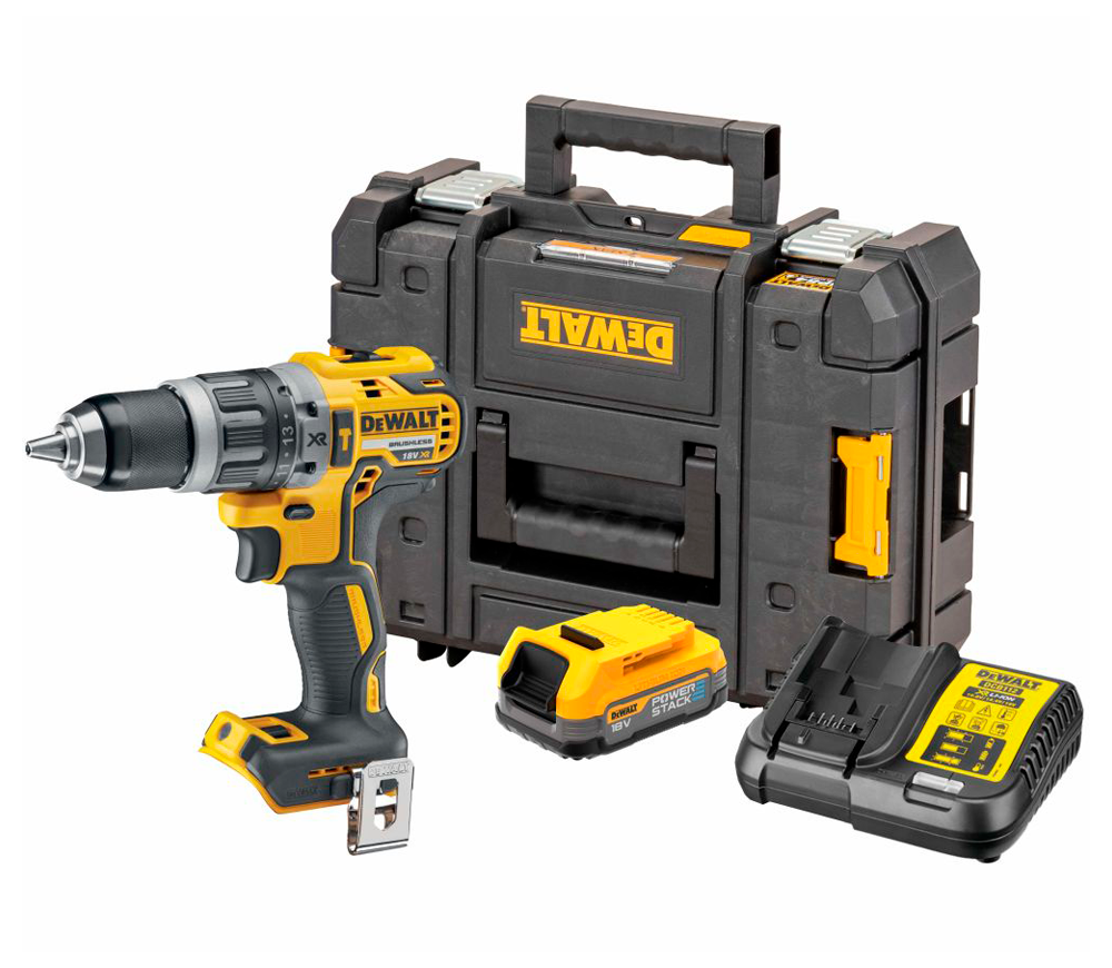 Шуруповёрт аккумуляторный ударный DEWALT DCD796E1T-XJ 18В 1.7Ач photo