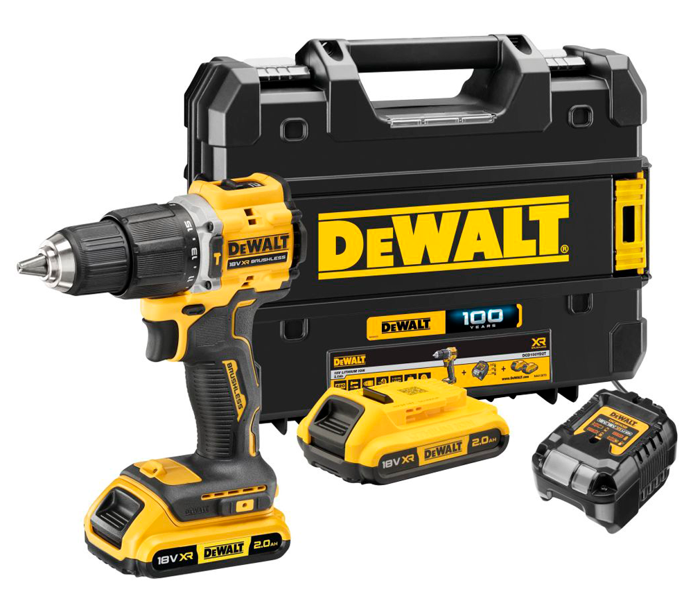 Шуруповёрт аккумуляторный ударный DEWALT DCD100YD2T-QW 18В 2Ач photo