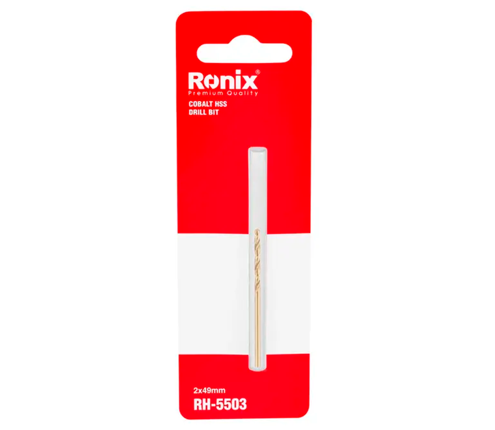 Сверло по металлу RONIX RH-5503 2.0мм HSS-CO photo 2