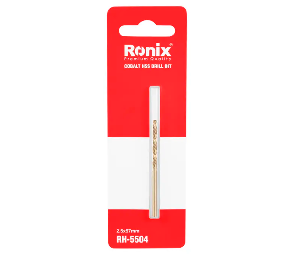 Сверло по металлу RONIX RH-5504 2.5мм HSS-CO photo 2