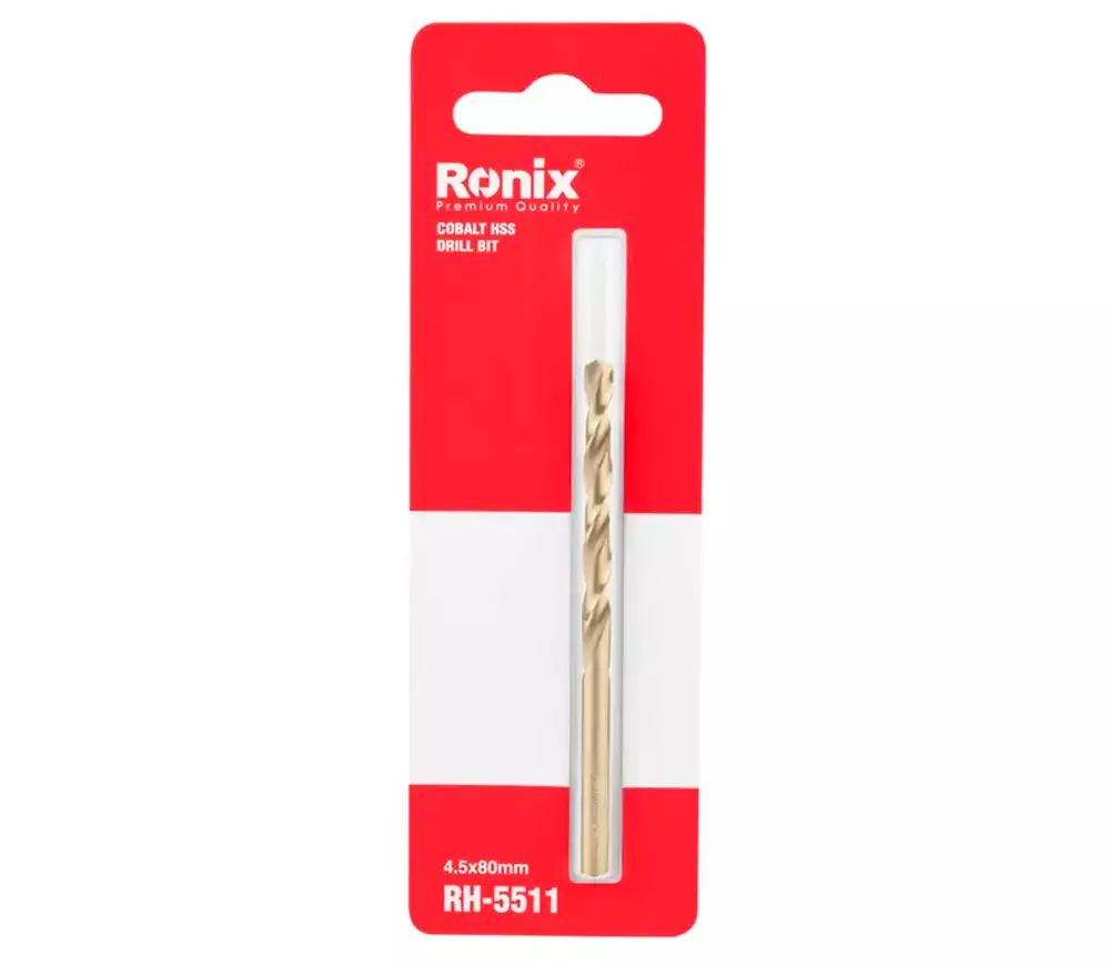 Сверло по металлу RONIX RH-5511 4.5мм HSS-CO photo 2