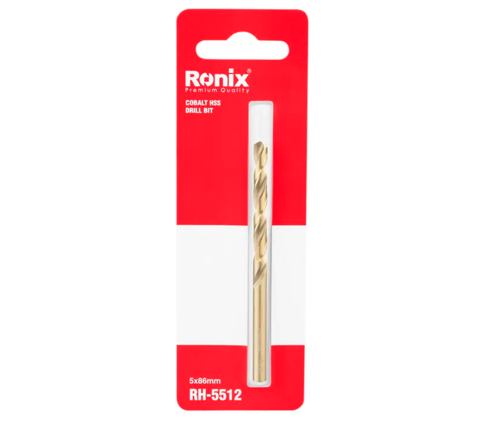 Сверло по металлу RONIX RH-5512 5.0мм HSS-CO photo 2