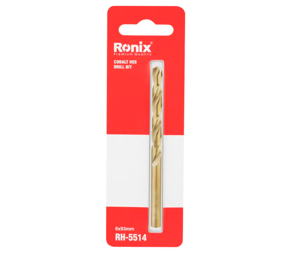 Сверло по металлу RONIX RH-5514 6.0мм HSS-CO photo 2