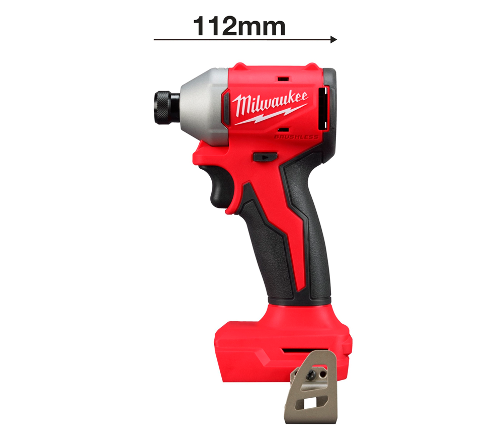 Șurubelnița cu acumulator сu impact (fără bat.) MILWAUKEE M18 BLIDRC-0 18V photo 1