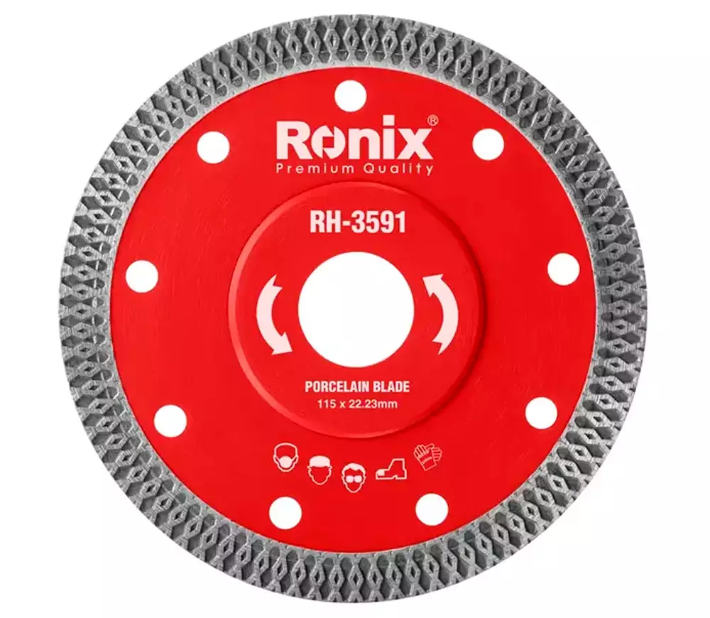 Алмазный отрезной диск RONIX RH-3591 115мм Турбо Керамика/Мрамор/Гранит photo