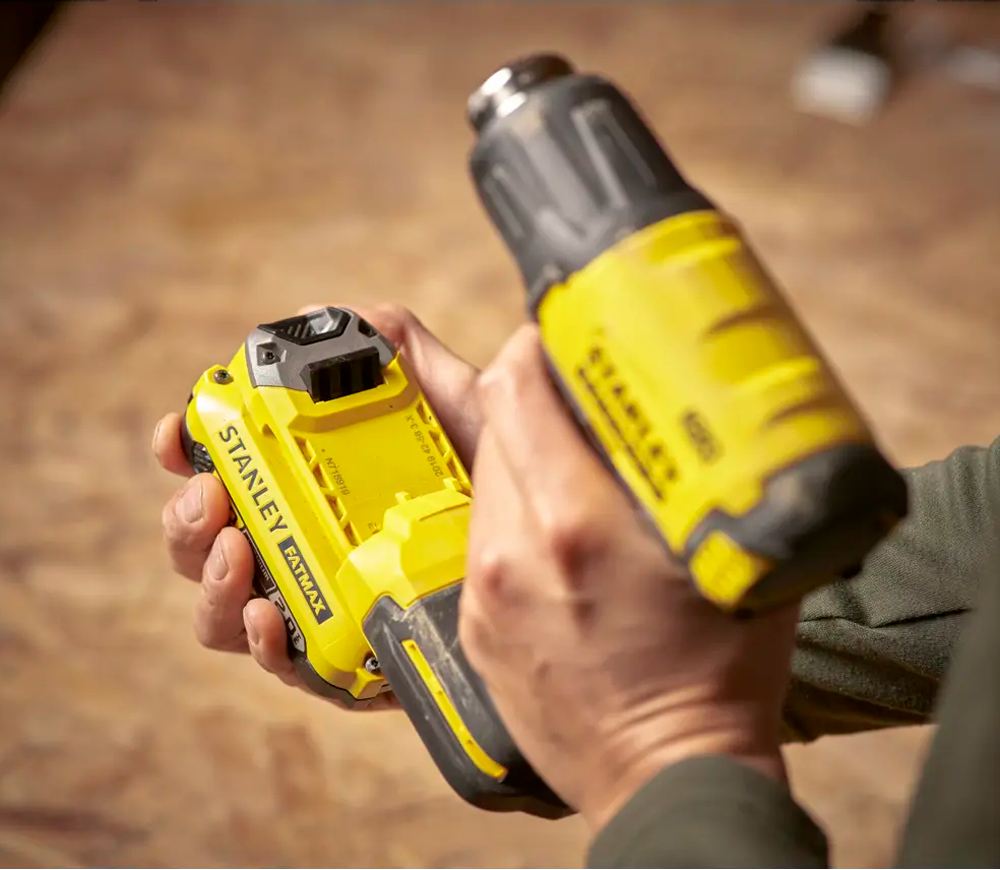 Фен строительный аккум. (без АБК) STANLEY SFMCE530B-XJ  510°C photo 3