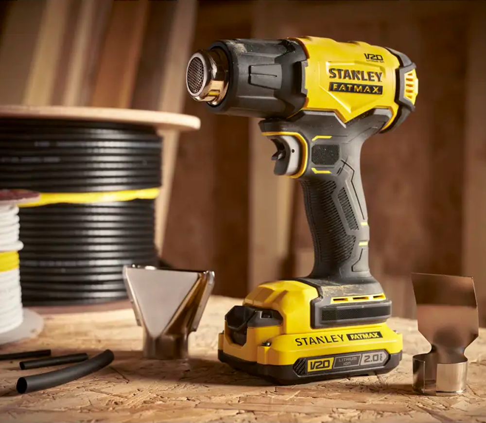 Фен строительный аккум. (без АБК) STANLEY SFMCE530B-XJ  510°C photo 2