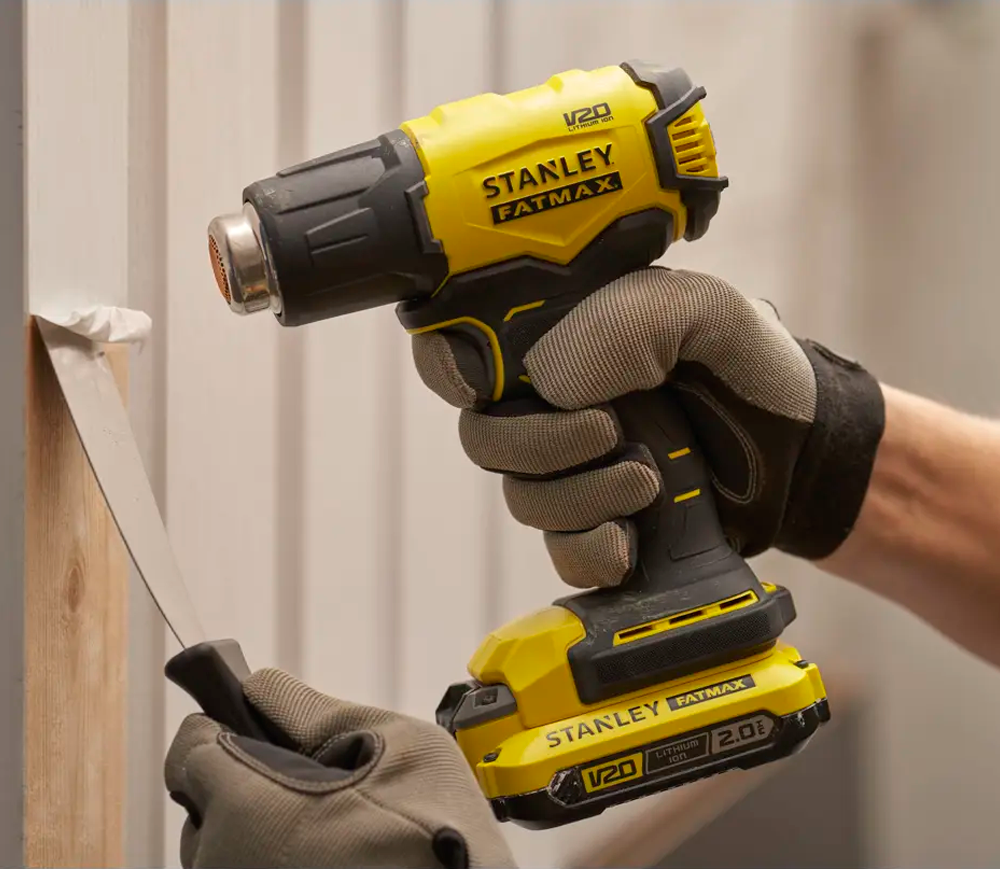 Фен строительный аккум. (без АБК) STANLEY SFMCE530B-XJ  510°C photo 1