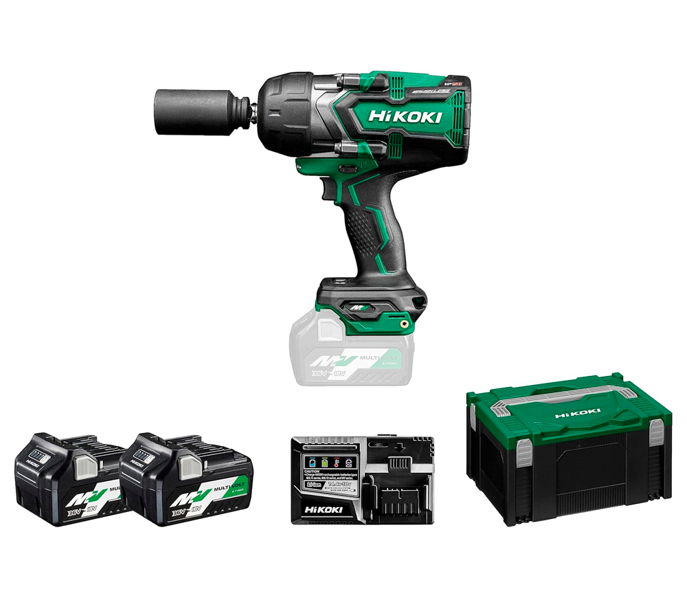 Гайковерт аккумуляторный HIKOKI WR36DGWRZ  2000Нм photo 1