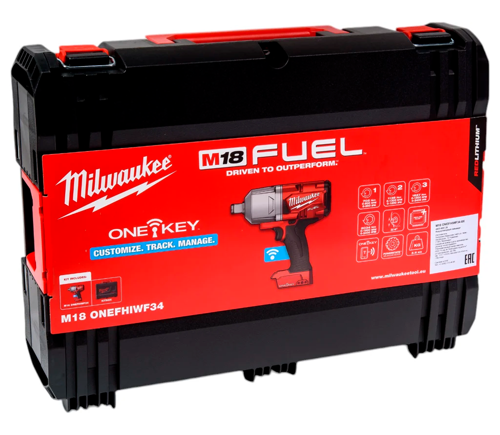 Гайковерт аккумуляторный (без АКБ) MILWAUKEE M18 ONEFHIWF34-0X 2034Нм photo 3