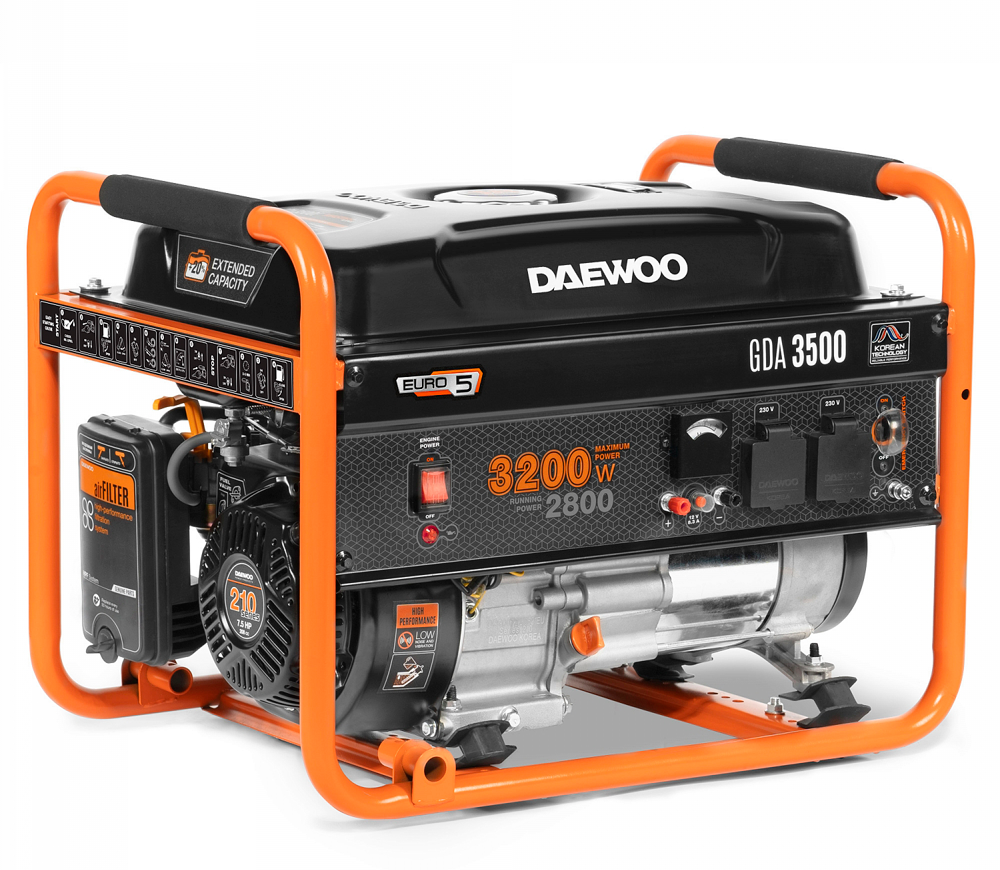 Электрогенератор DAEWOO GDA 3500 3.2квт Бензин AVR photo